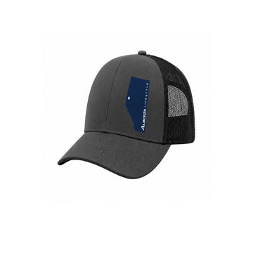 Alberta Silhouette Trucker Hat – Grey