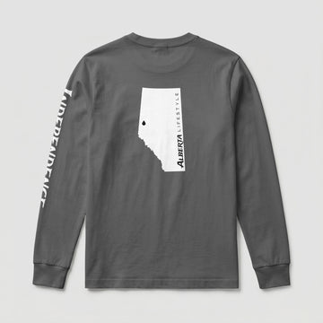 Alberta Lifestyle Long Sleeve – Grey Back