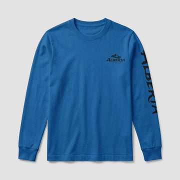 Alberta Lifestyle Long Sleeve – Royal Blue Front